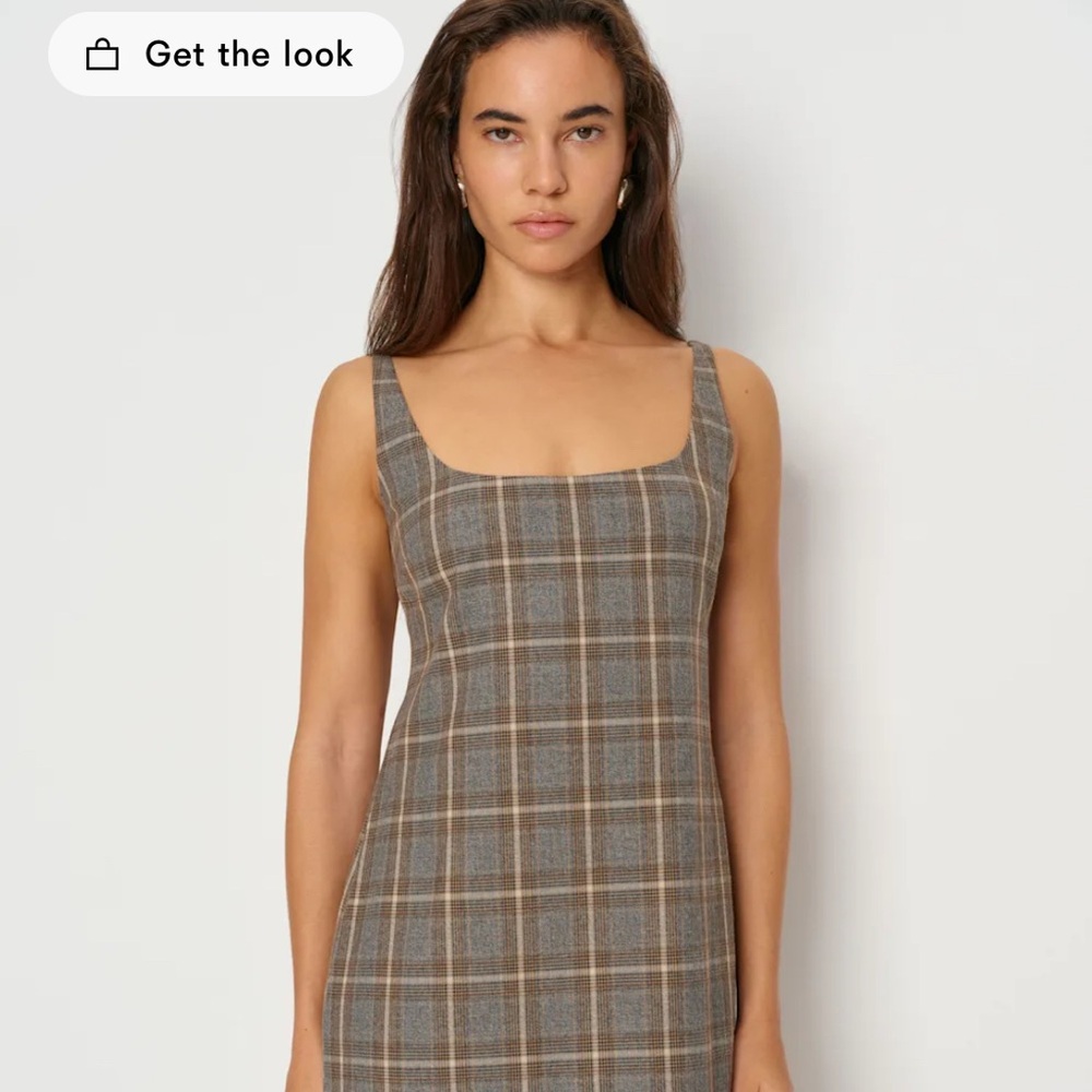 NWT Reformation Elinda Dress Brown - Size 4